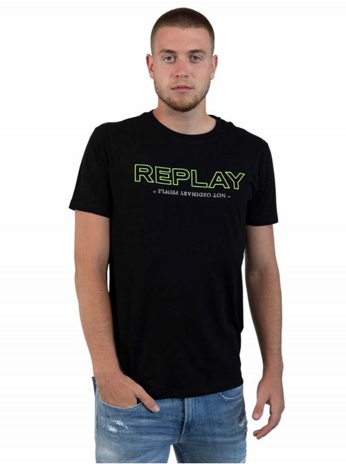 Replay - Replay - Logo print muška majica - RM3427 2660 098