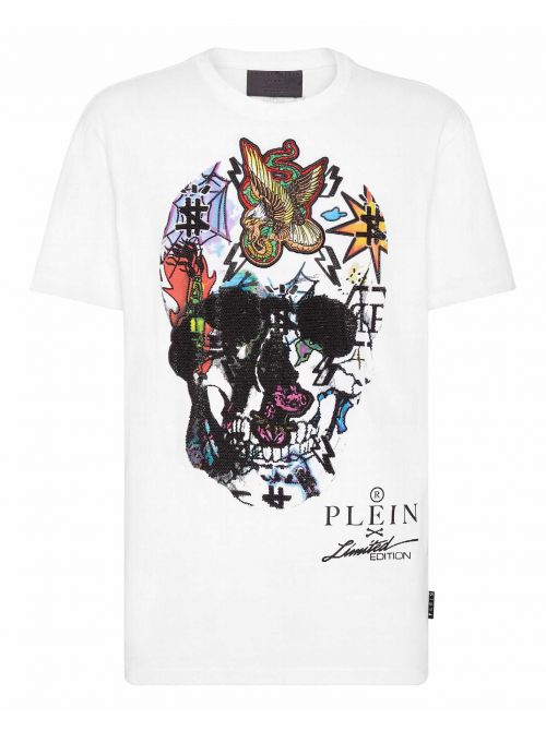 Philipp Plein - Majica sa printom lobanje - SABCUTK0129PJO002N-01
