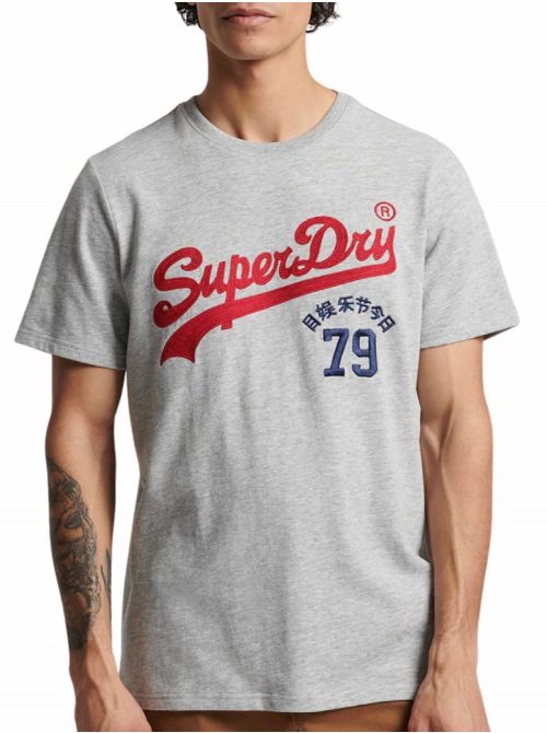 Superdry - Superdry - Siva muška majica - SDM1011322A-ZUC SDM1011322A-ZUC