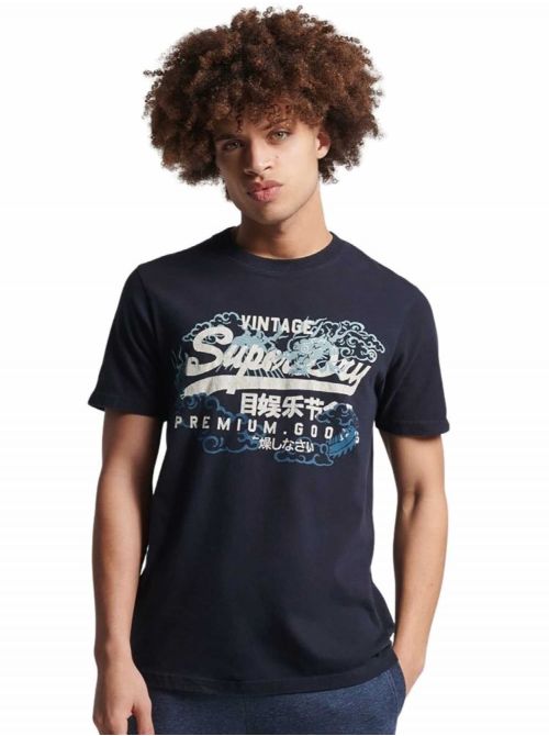 Superdry - Superdry - Logo print muška majica - SDM1011390A-98T SDM1011390A-98T