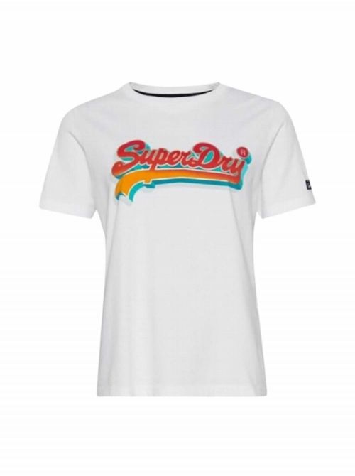 Superdry - Superdry - Bela ženska majica - SDW1010790A-T7X SDW1010790A-T7X