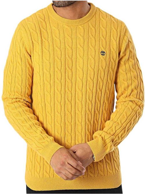 Timberland - Timberland - Senf žuti muški džemper - TA2CEQ 723 TA2CEQ 723