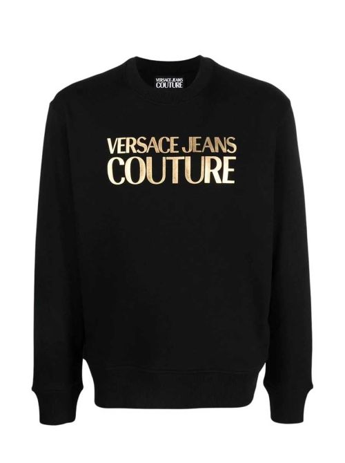 Versace Jeans Couture - Versace Jeans Couture - Crni muški duks - VJ74GAIT01-F05T-G89 VJ74GAIT01-F05T-G89