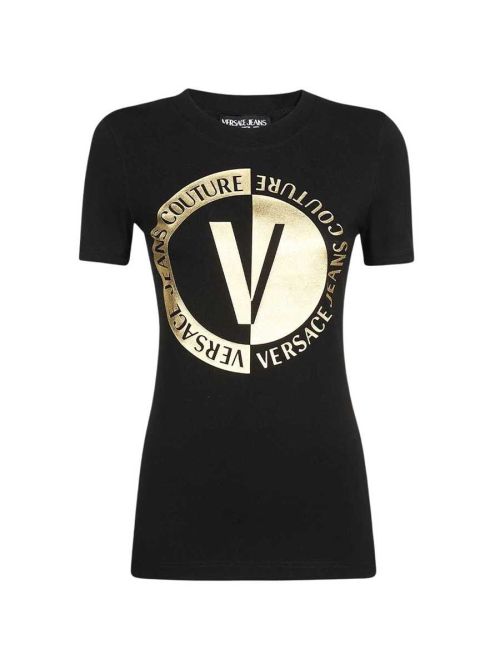 Versace Jeans Couture - Versace Jeans Couture - Ženska logo majica -  VJ74HAHT10-J03T-G89