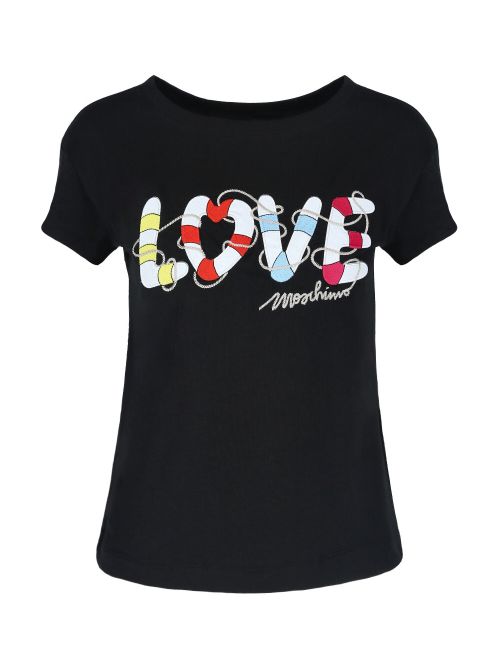Love Moschino - Majica sa logo-printom - W 4 F30 2I E 1951-C74 W 4 F30 2I E 1951-C74