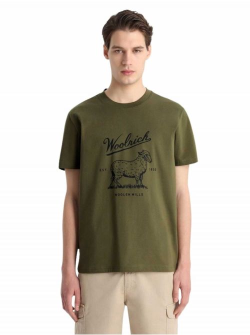 Woolrich - Woolrich - Muška majica sa printom - WTE0063MRUT2926-6098 WTE0063MRUT2926-6098