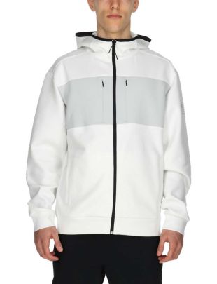 Hooded full zip sweatshirt