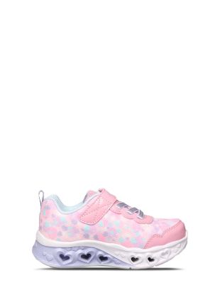 Patike za devojčice flutter heart lights - roze - skechers