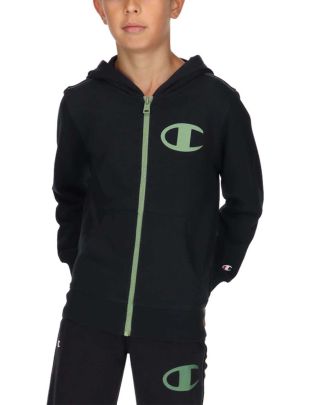 Boys modern basic full zip hoody