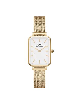Daniel wellington dw00100556 quadro pressed evergold white