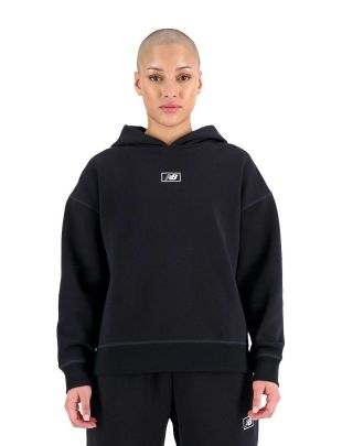 Essentials brushed back fleece hoodie