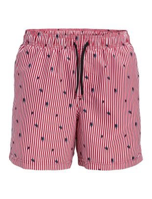 Jj rebel swim Šorc hawaii print crveni